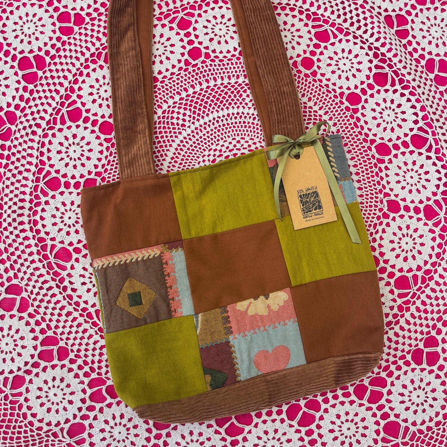 ˚⟡˖ ࣪Fair Patchwork Tote˚⟡˖ ࣪