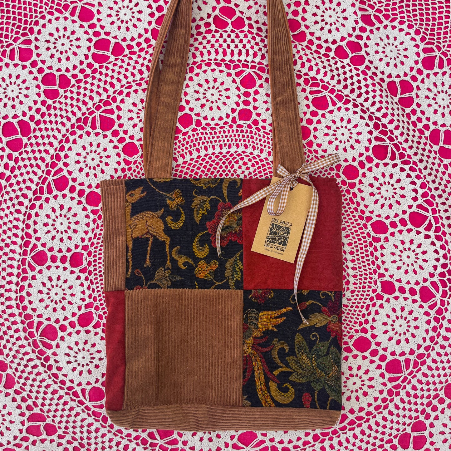 ˚⟡˖ ࣪Doe Patchwork Tote˚⟡˖ ࣪