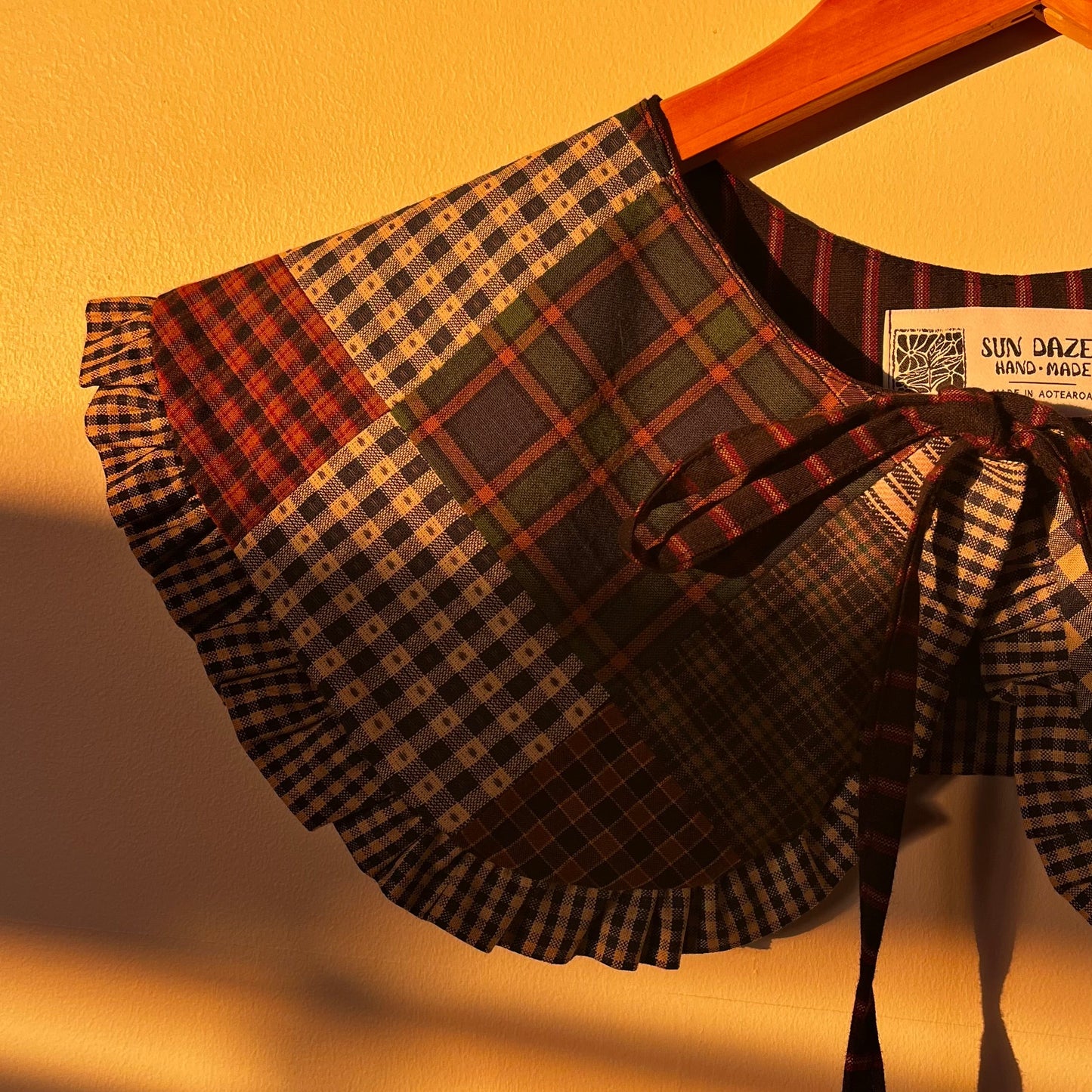 ⋆˚✿˖° Frilled Patchwork Collar ⋆˚✿˖°
