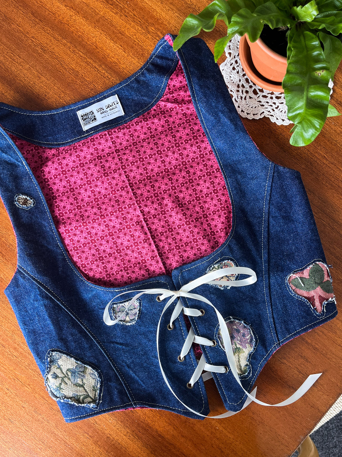 ⋆.ೃ𐦍*: Dolly Denim Underbust Vest･⋆𐦍.ೃ࿔*:･