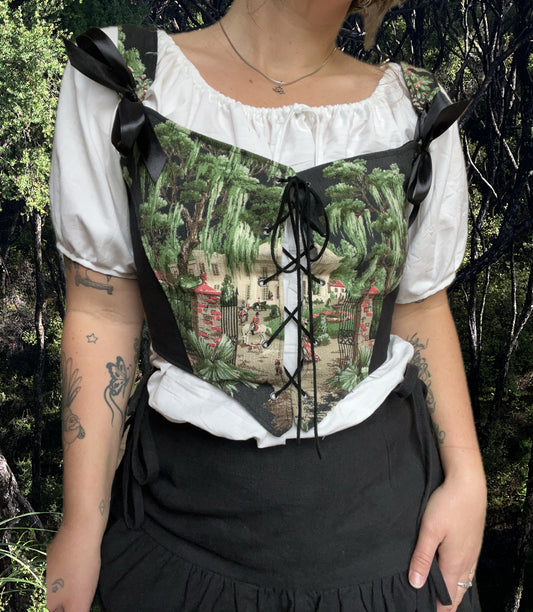 𝔊𝔞𝔯𝔡𝔢𝔫 𝔊𝔯𝔬𝔳𝔢 soft corset (m)